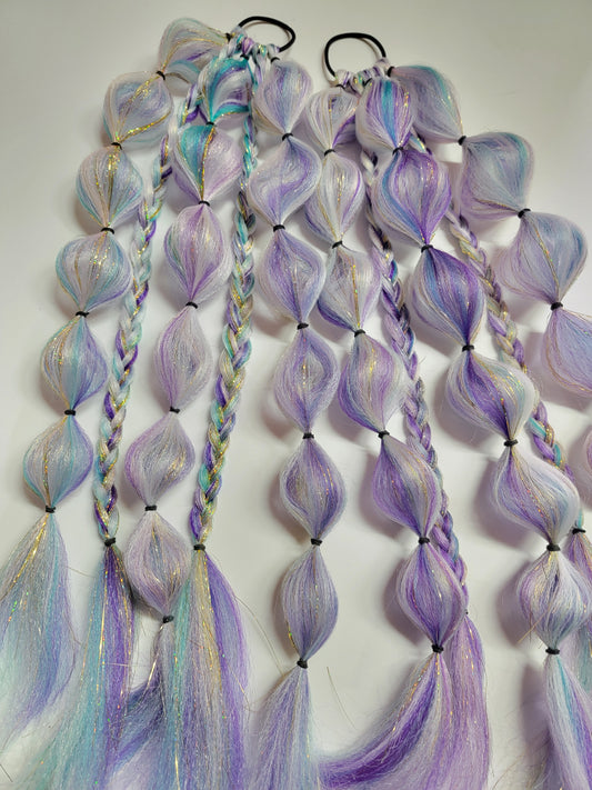 Unicorn Dreams Festival Braid Tie In's