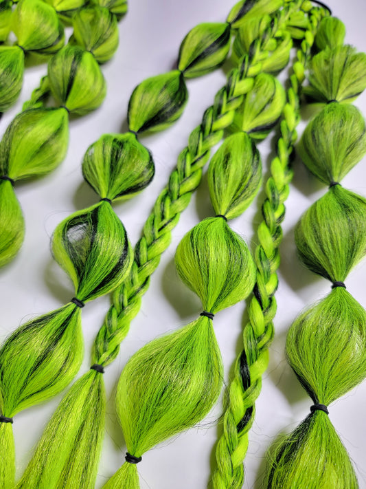 Toxic Spill Festival Braid Tie In's